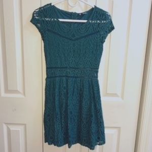 Green Lace dress